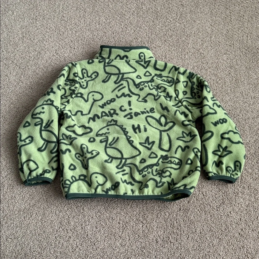 120 NWT LAILOILO Toddle Winter Fleece‎ Zip Up Jacket - Size: 110 (3-4Y)
